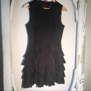 French Connection black mini dress - size 6